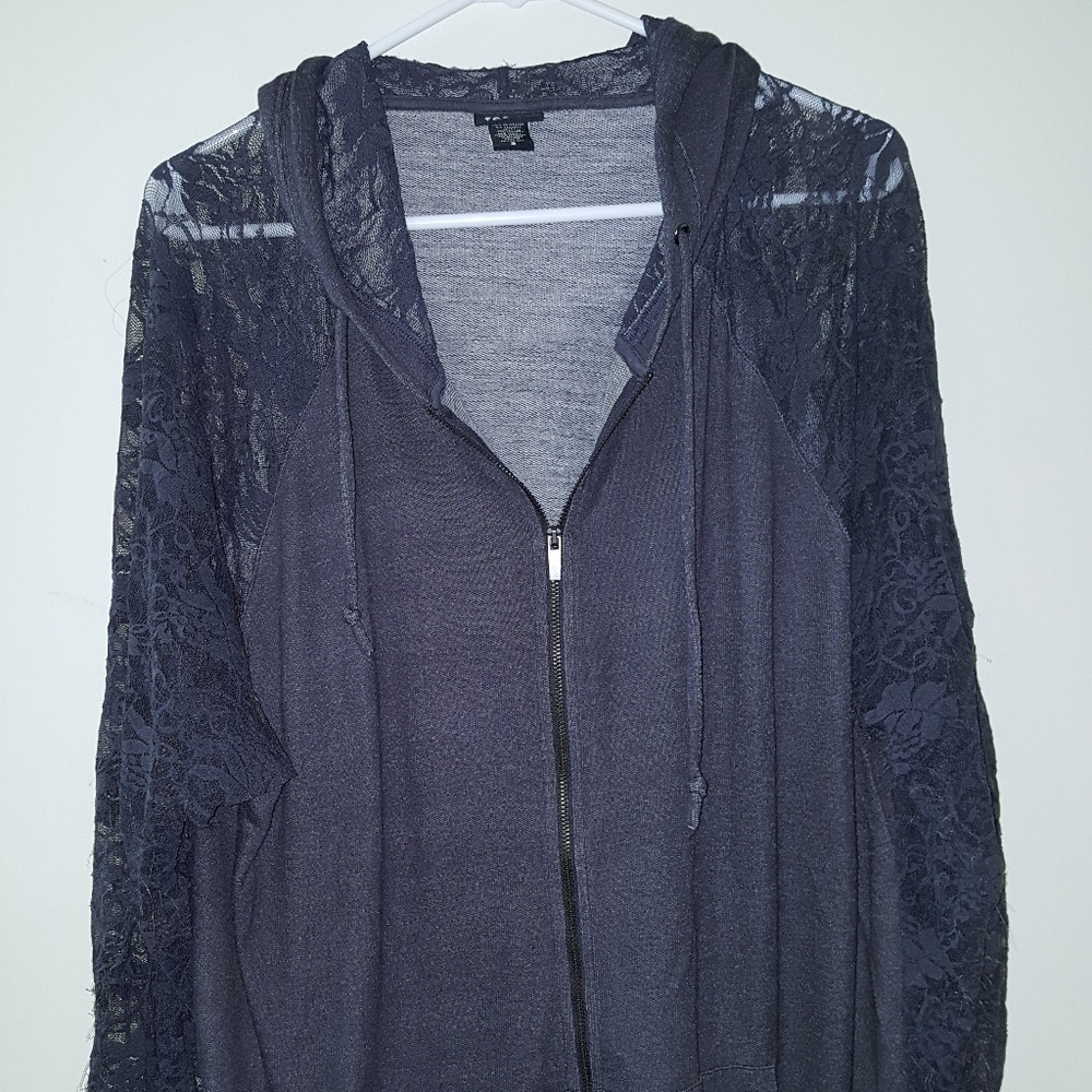 Torrid Plus Size (3X) Charcoal Gray Hoodie